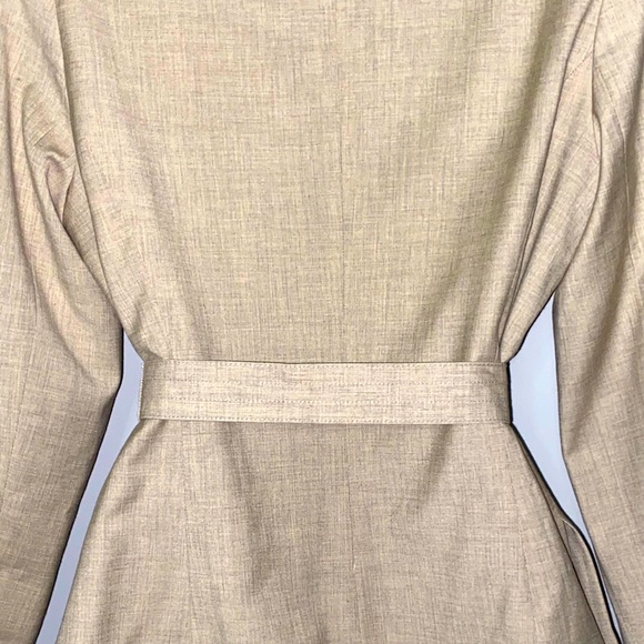 Isaac Mizrahi Tan Button Down Jacket Size 12 - Picture 12 of 16